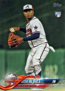 2018 Topps Update Ozzie Albies RC #US163 Atlanta Braves