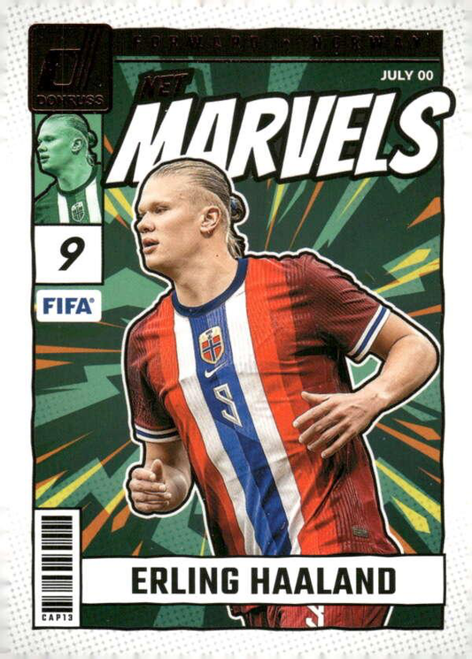 2024 Panini Donruss Net Marvels Erling Haaland #23 Norway