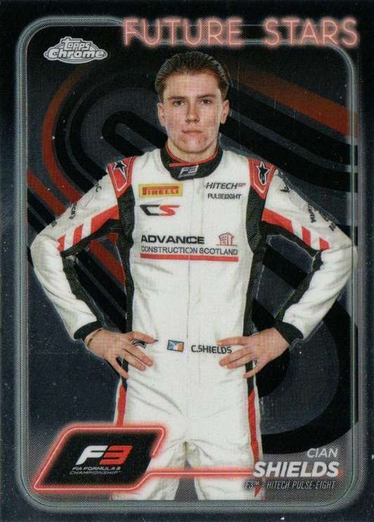 2024 Topps Chrome Formula 1 Cian Shields F3D #57 HiTech Pulse-Eight