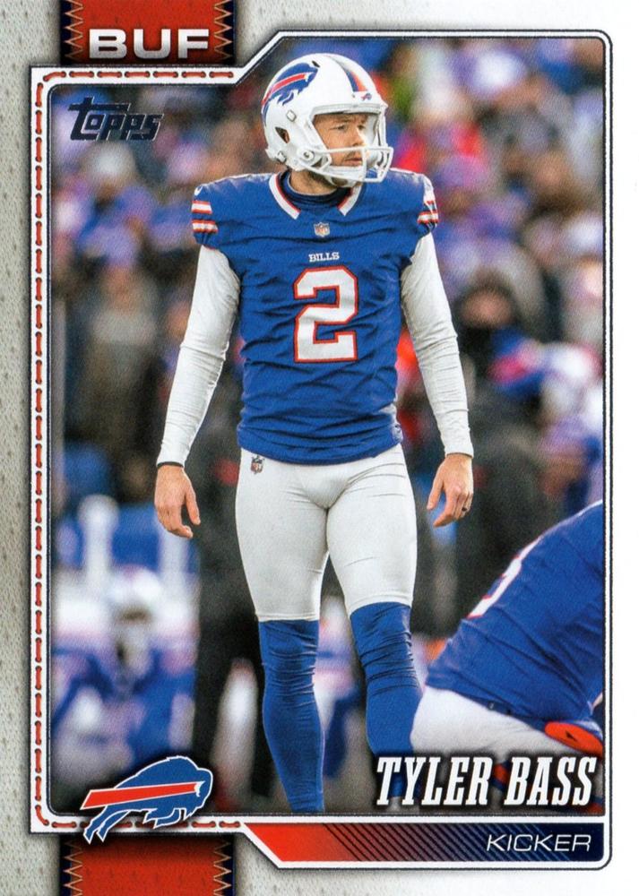 2026 Topps Flagship Tyler Bass #209 Buffalo Bills