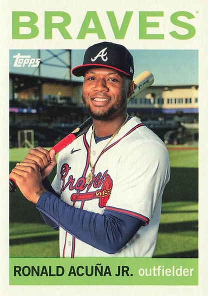 2025 Topps Archives Ronald Acuna Jr. #84 Atlanta Braves