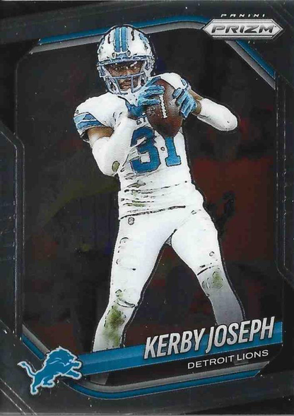 2025 Panini Prizm Kerby Joseph #41 Detroit Lions