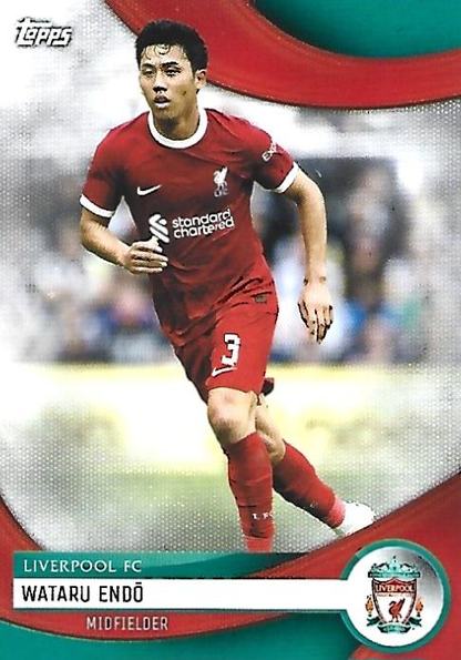 2023 Topps Liverpool Team Set Wataru Endo #22 Liverpool