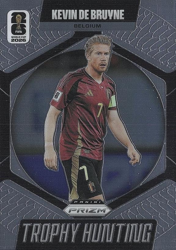 2026 Panini Prizm World Cup Trophy Hunting Kevin De Bruyne #6 Belgique