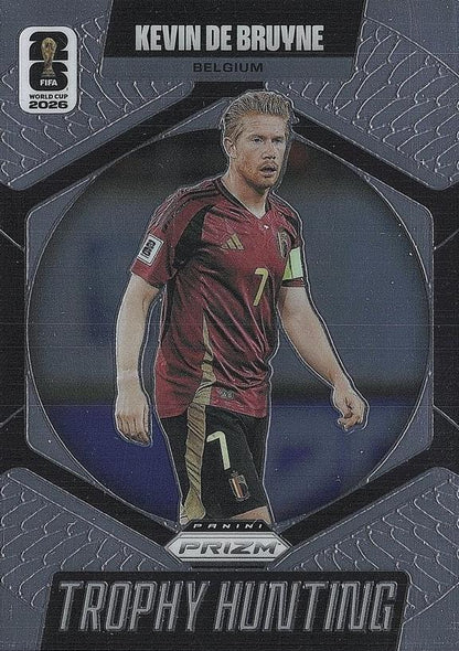 2026 Panini Prizm World Cup Trophy Hunting Kevin De Bruyne #6 Belgique