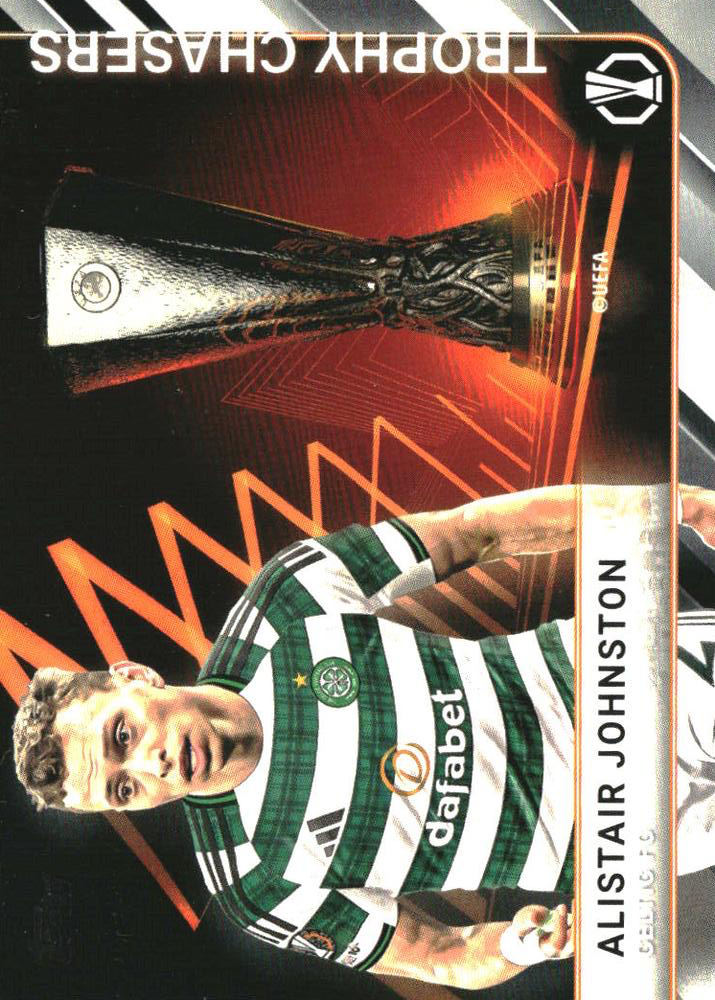 2025 Topps Flagship UCC Trophy Chasers Alistair Johnston #TC-24 Celtic FC