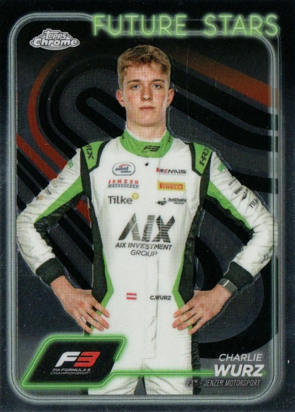 2024 Topps Chrome Formula 1 Charlie Wurz F3D #58 Jenzer Motorsport