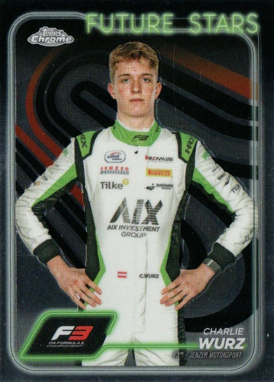 2024 Topps Chrome Formula 1 Charlie Wurz F3D #58 Jenzer Motorsport