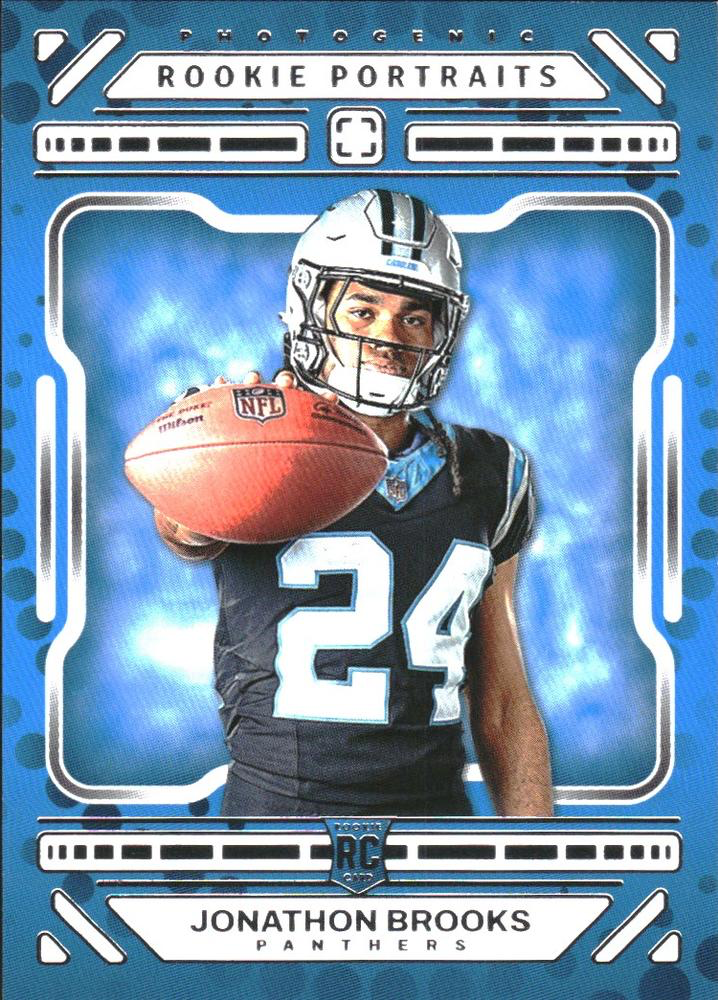 2024 Panini Photogenic Portrait RC Jonathon Brooks #169 Carolina Panthers
