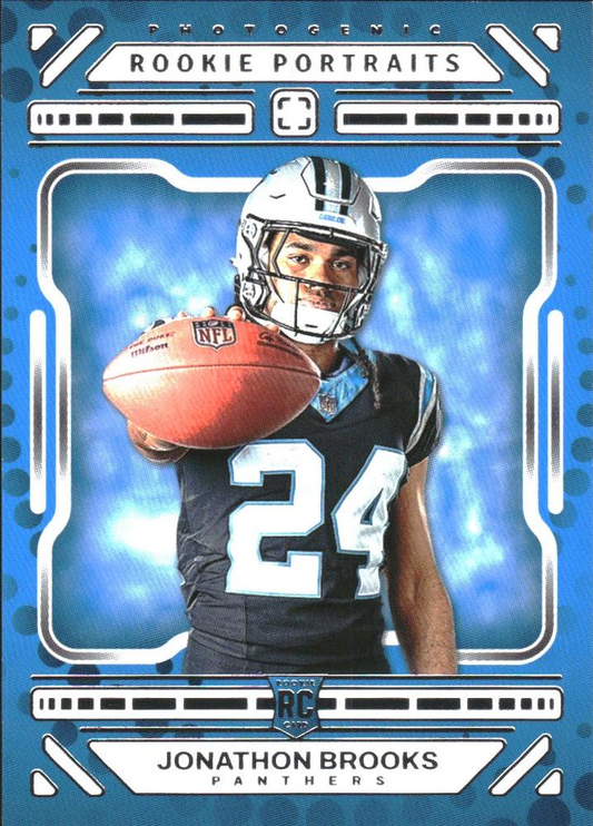 2024 Panini Photogenic Portrait RC Jonathon Brooks #169 Carolina Panthers