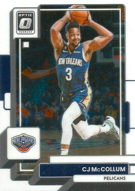 2022 Panini Donruss Optic CJ McCollum #179 New Orleans Pelicans