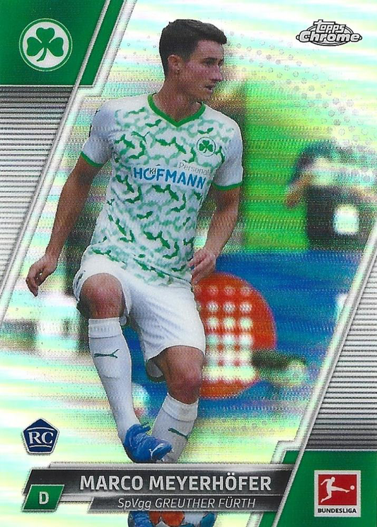 2021 Topps Chrome Bundesliga Refractor Marco Meyerhofer #48 SpVgg Greuther Furth