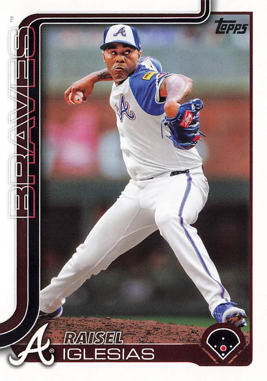 2025 Topps Series 1 Raisel Iglesias Atlanta Braves #304