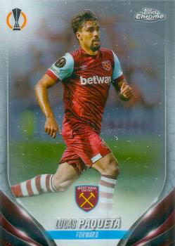 2023 Topps Chrome UEFA Club Competitions Lucas Paquetá #179 West Ham United