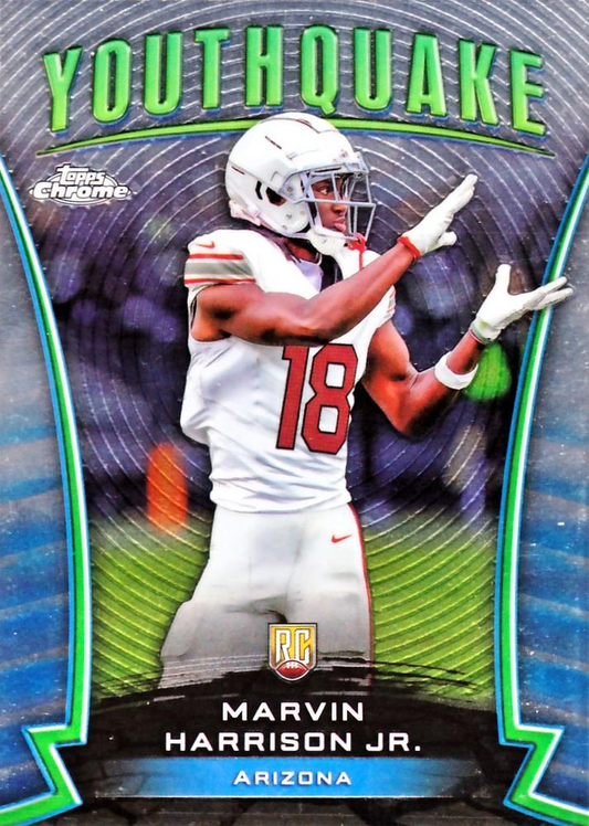 2024 Topps Chrome Youthquake Marvin Harrison Jr. #Y-4 Arizona Cardinals