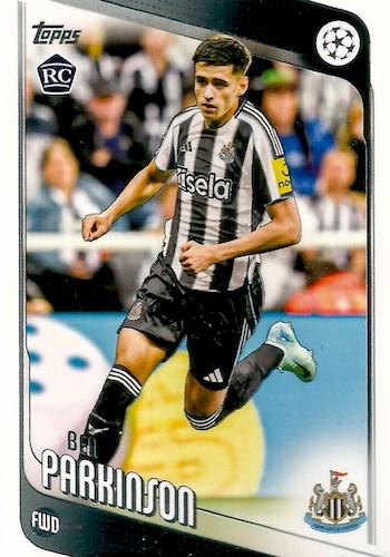 2025 Topps Flagship UCC Ben Parkinson RC #125 Newcastle United