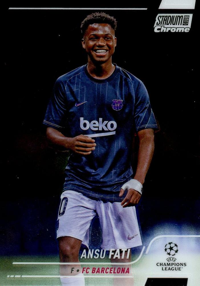 2021 Topps Stadium Club Chrome UCC Ansu Fati #73 FC Barcelona