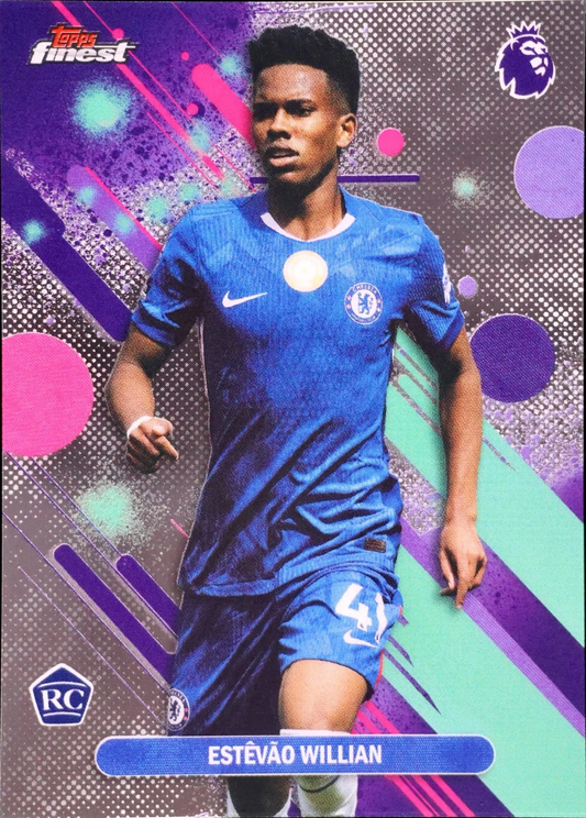 2025 Topps Finest Premier League Estevao RC #28 Chelsea FC