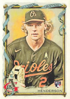 2023 Topps Allen & Ginter Gunnar Henderson RC Baltimore Orioles #72