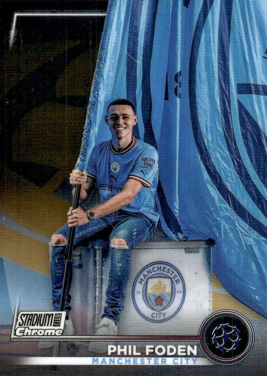2022 Topps Stadium Club Chrome UCC Phil Foden #47 Manchester City