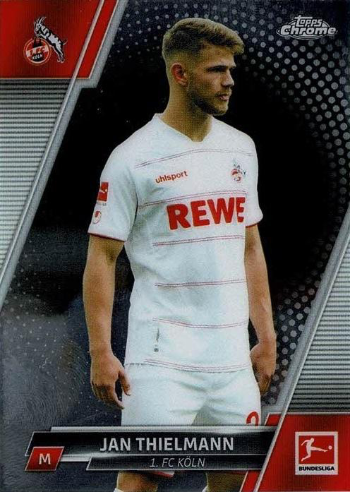 2021 Topps Chrome Bundesliga Jan Thielmann #55 1. FC Koln