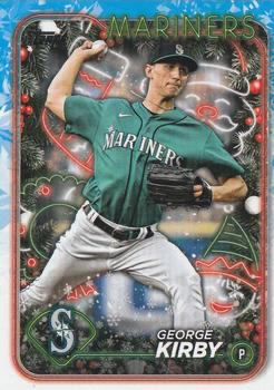 2024 Topps Holiday George Kirby Seattle Mariners #H83