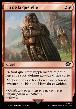 2023 Magic MTG Le Seigneur des Anneaux Fin de la querelle LTR #141