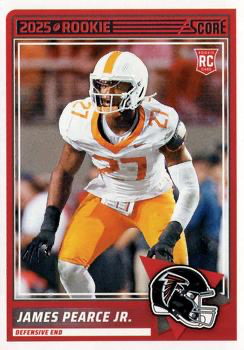 2025 Panini Score James Pearce Jr. RC #26 Atlanta Falcons