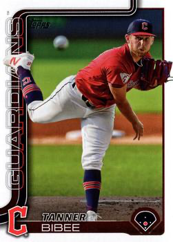 2025 Topps Series 1 Tanner Bibee Cleveland Guardians #164