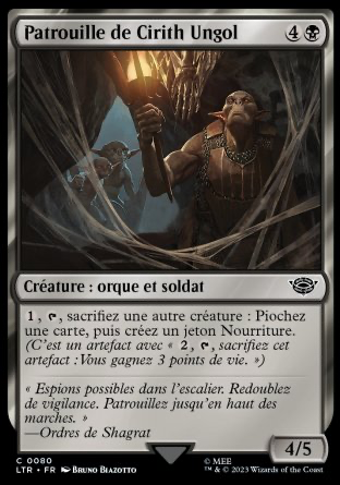 2023 Magic MTG Le Seigneur des Anneaux Patrouille de Cirith Ungol LTR #80