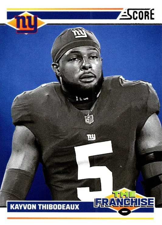 2024 Panini Score Football The Franchise Kayvon Thibodeaux New York Giants #24 RC