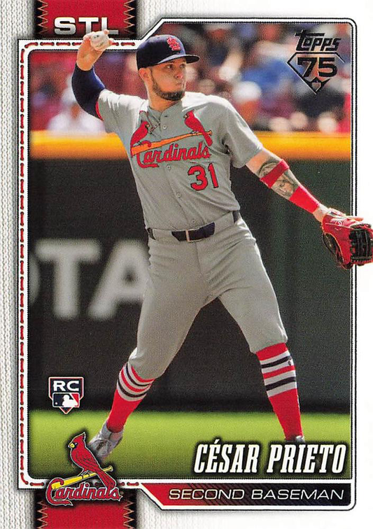 2026 Topps Series 1 Cesar Prieto RC #95 St. Louis Cardinals