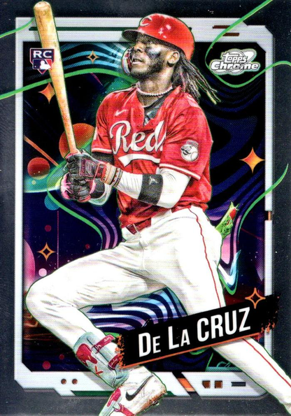 2024 Topps Chrome Cosmic Elly De La Cruz RC #44 Cincinnati Reds
