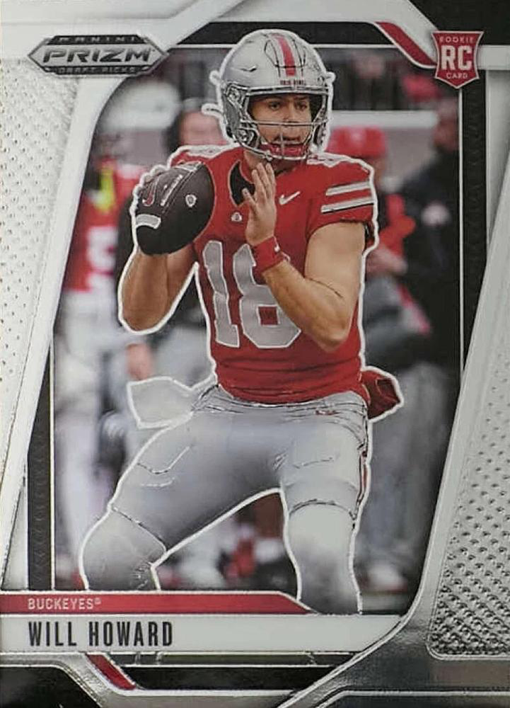 2025 Panini Prizm Draft Picks Will Howard #83 Ohio State Buckeyes