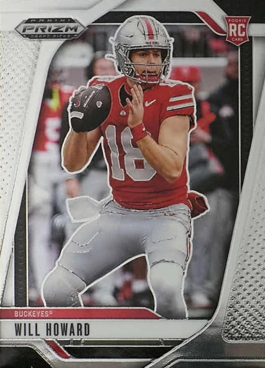 2025 Panini Prizm Draft Picks Will Howard #83 Ohio State Buckeyes