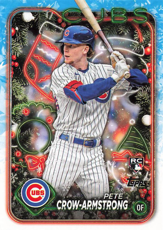 2024 Topps Holiday Pete Crow-Armstrong RC Chicago Cubs #H136