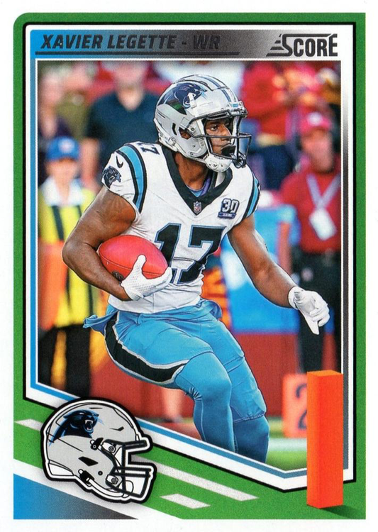 2025 Panini Score Xavier Legette #217 Carolina Panthers