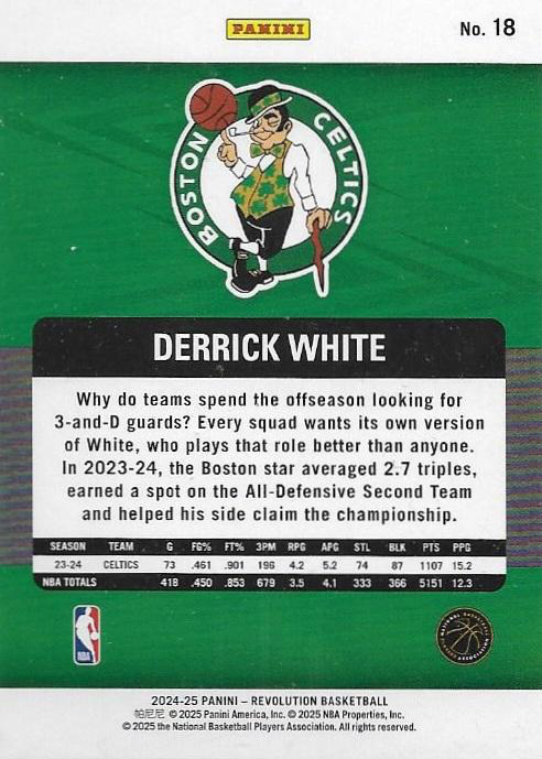 2024 Panini Revolution Derrick White #18 Boston Celtics