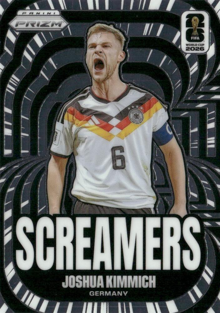 2026 Panini Prizm FIFA World Cup Screamers Joshua Kimmich #11 Allemagne