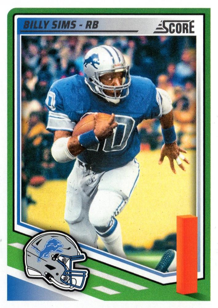 2025 Panini Score Billy Sims #233 Detroit Lions