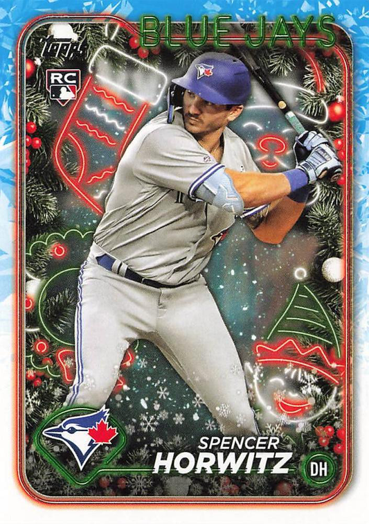 2024 Topps Holiday Spencer Horwitz RC Toronto Blue Jays #H76
