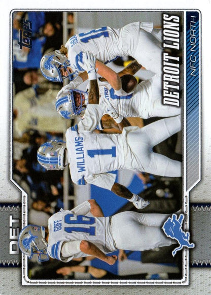 2026 Topps Flagship Team Card #273 Detroit Lions