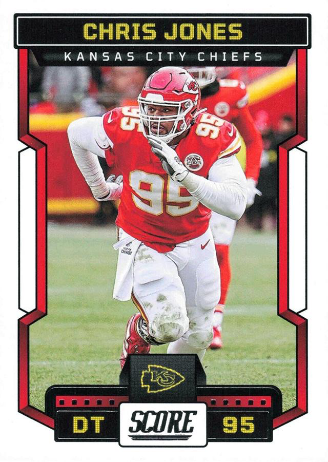 2023 Panini Score Football Chris Jones Kansas City Chiefs #126