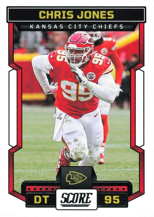 2023 Panini Score Football Chris Jones Kansas City Chiefs #126