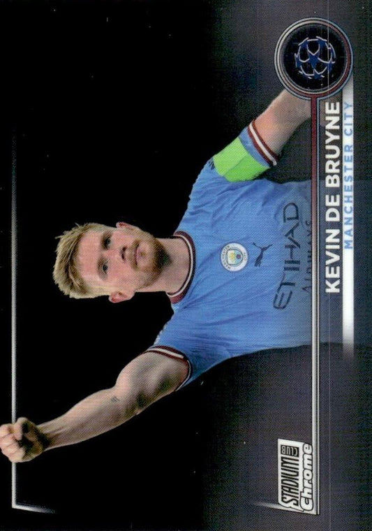 2022 Topps Stadium Club Chrome UCC Kevin De Bruyne #74 Manchester City