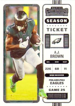 2022 Panini Contenders A.J. Brown Philadelphia Eagles #77