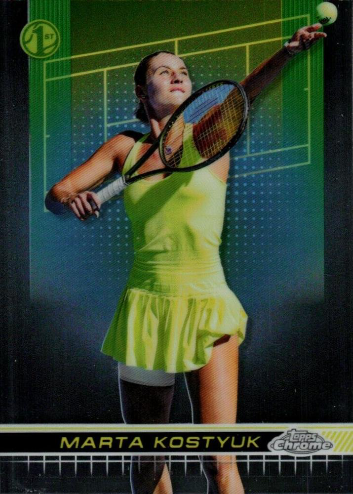 2024 Topps Chrome Tennis Marta Kostyuk RC #149