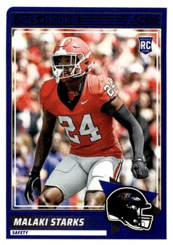 2025 Panini Score Malaki Starks RC #24 Baltimore Ravens