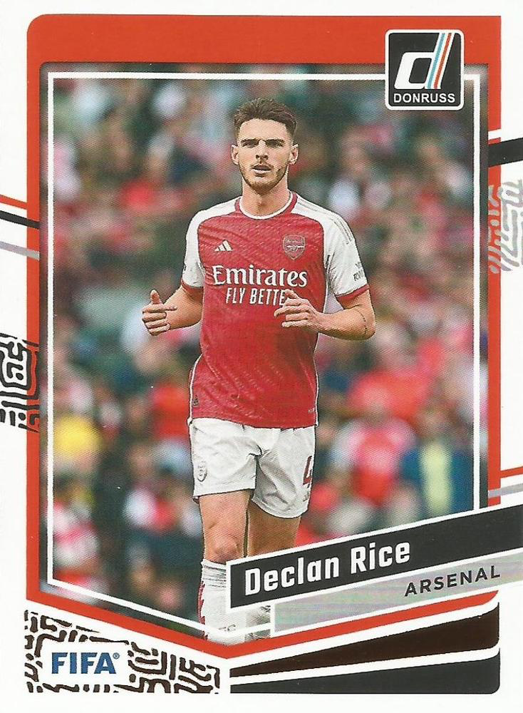 2023 Panini Donruss Declan Rice #70 Arsenal FC