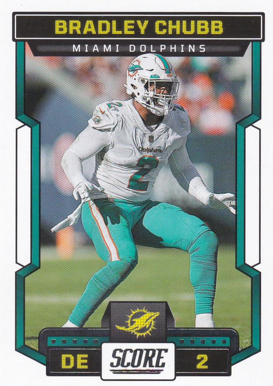 2023 Panini Score Football Bradley Chubb Miami Dolphins #278